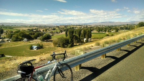 Bike & valley view