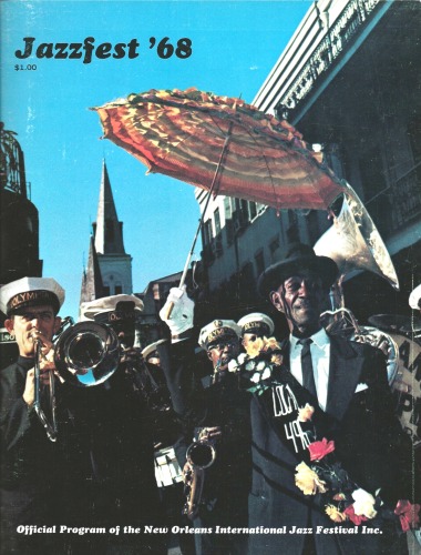 Jazzfest '68 program