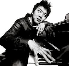 Lang Lang's hair sticks straight up