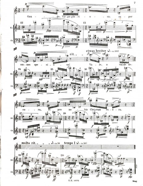 webern e flat clarinet